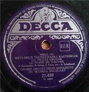 Le Grand Orchestrion Hooghuys Du Manege Becquart - Medley 143 / Medley 144