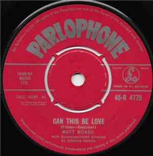 Matt Monro - Can This Be Love