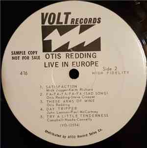 Otis Redding - Otis Redding Live In Europe