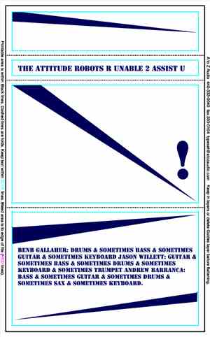 The Attitude Robots - The Attitude Robots R Unable 2 Assist U