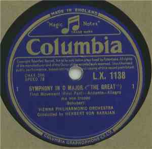 Vienna Philharmonic Orchestra Conducted By Herbert von Karajan - Schubert - Symphony In C Major (