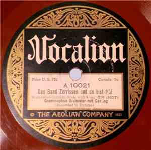 Grammophon Orchester Mit Gesang - Das Band Zerrissen Und Du Bist Frei / Schleswig-Holstein, Stammverwandt