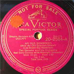 Tex Beneke And His Orchestra - An Old Sombrero / Dreamy Lullaby