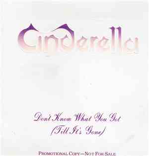 Cinderella  - Don't Know What You Got (Till It's Gone)