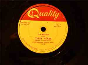 Jim Reeves With Louisiana Hayride Band - Bimbo / Gypsy Heart
