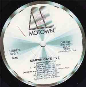 Marvin Gaye - Marvin Gaye Live!