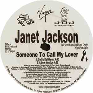 Janet Jackson - Someone To Call My Lover