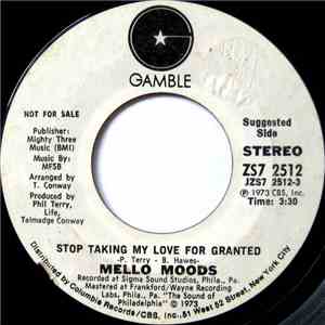 Mello Moods - Stop Taking My Love For Granted / Inspirational Pleasure