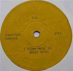 Great Aces - I Didn't Mean It / Boot & Shoes