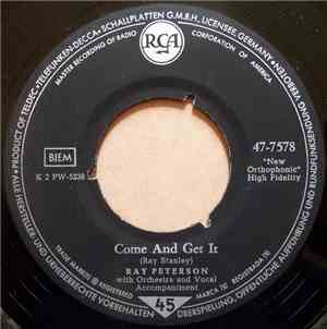 Ray Peterson - Come And Get It / My Blue Angel