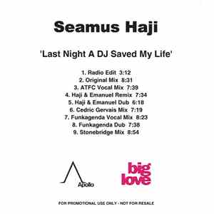 Seamus Haji - Last Night A DJ Saved My Life