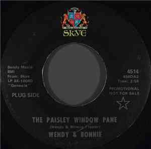 Wendy & Bonnie - The Paisley Window Pane / It's What's Really Happening