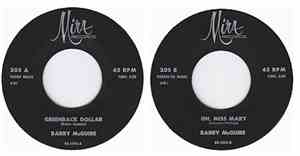 Barry McGuire - Greenback Dollar / Oh Miss Mary