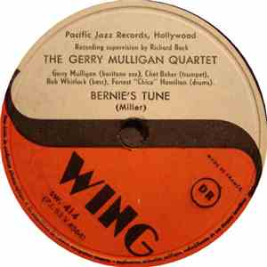 Gerry Mulligan Quartet, The - Bernie's Tune / Nights At The Turntable