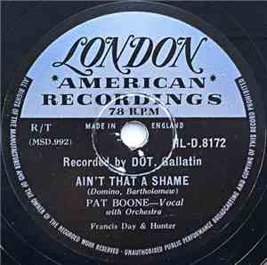 Pat Boone - Ain't That A Shame / Tennessee Saturday Night