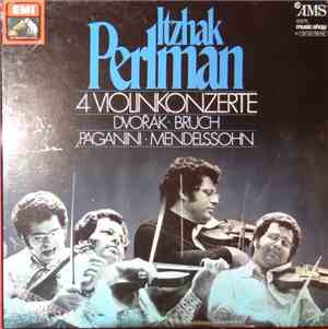 Itzhak Perlman, The London Philharmonic Orchestra, Lawrence Foster - 4 Violinkonzerte, Dvorak, Bruch, Paganini, Mendelssohn