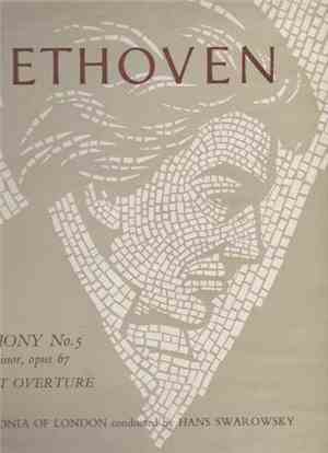 Beethoven ; Sinfonia Of London Conducted By Hans Swarowsky - Symphony No. 5 In C Minor Opus 67 / Egmont Overture Opus 84