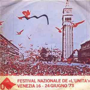 Canzoniere Popolare Veneto - Festival Nazionale De L' Unità Venezia 1973