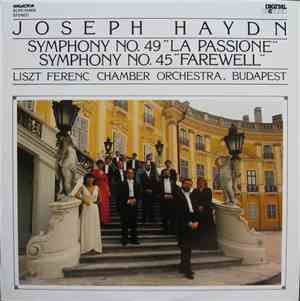 Joseph Haydn, Liszt Ferenc Chamber Orchestra, Budapest - Symphony No. 49  