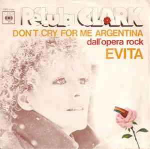 Petula Clark - Don't Cry For Me Argentina
