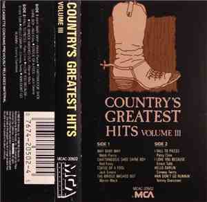 Various - Country's Greatest Hits Volume III
