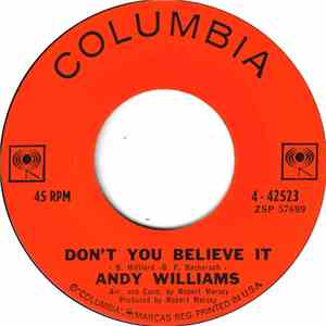Andy Williams - Don't You Believe It