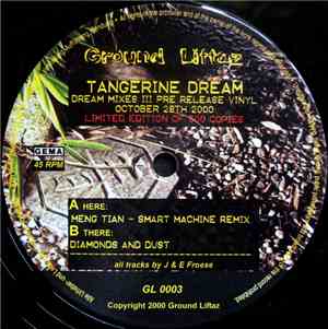 Tangerine Dream - Meng Tian / Diamonds And Dust