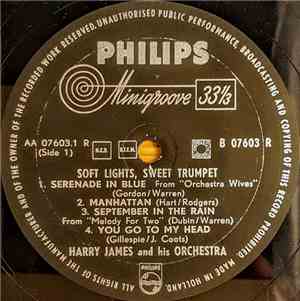 Harry James And His Orchestra - Soft Lights, Sweet Trumpet