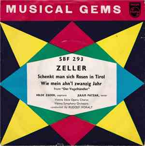 Hilde Zadek (Soprano)  -    Julius Patzak ( Tenor) - Zeller - Der Vogelhändler