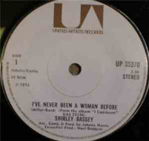 Shirley Bassey - I've Never Been A Woman Before