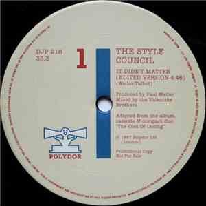 The Style Council - It Didn't Matter