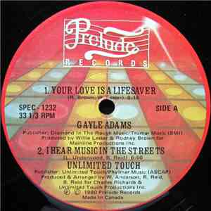 Gayle Adams | Unlimited Touch | Secret Weapon  | The Strikers - Your Love Is A Lifesaver | I Hear Music In The Streets | Body Music | Must Be The Music