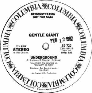 Gentle Giant - Underground