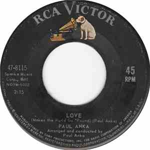 Paul Anka - Love (Makes The World Go 'Round) / Crying In The Wind