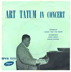 Art Tatum - Art Tatum In Concert (Art Tatum Piano Solo)