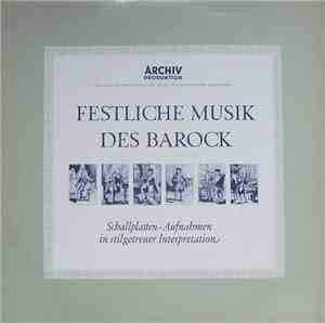 Various - Festliche Musik Des Barock
