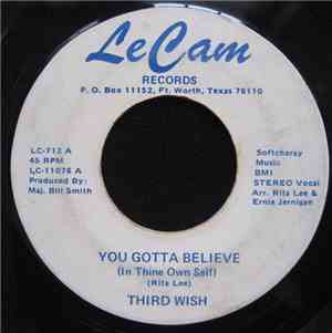 Third Wish  - You Gotta Believe (In Thine Own Self)