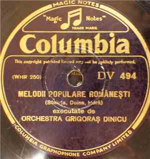Orchestra Grigoraș Dinicu - Melodii Populaire Românești