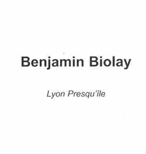 Benjamin Biolay - Lyon Presqu'Île