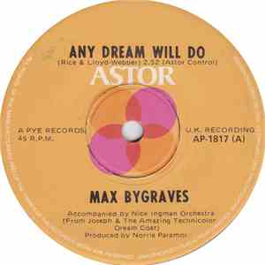 Max Bygraves - Any Dream Will Do