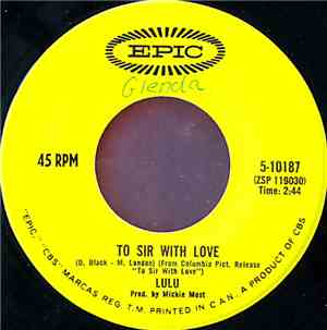 Lulu - To Sir With Love / The Boat That I Row