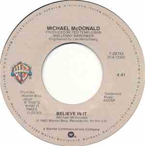 Michael McDonald - Believe In It