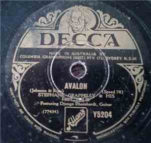 Stéphane Grappelli And His Hot Four - Avalon / Djangology