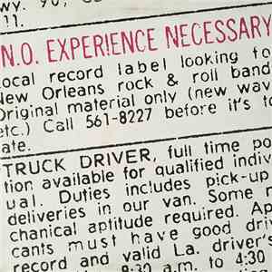 Various - N.O. Experience Necessary