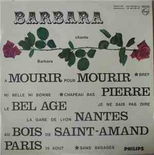 Barbara  - Barbara Chante Barbara