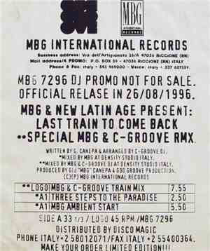 MBG & NLA - Last Train To Come Back