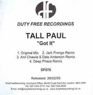 Tall Paul - Got It