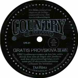 Unknown Artist - Det Bästa Presenterar Några Av De Härliga Countrylåtarna I Den Nya Musiksamlingen Country På Svenska