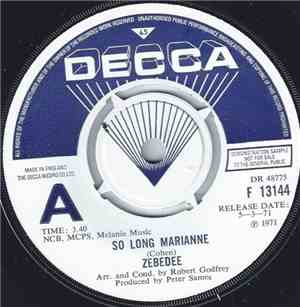 Zebedee  - So Long Marianne