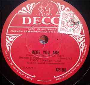 Tony Martin  - Here You Are / Somebody Else Is Taking My Place